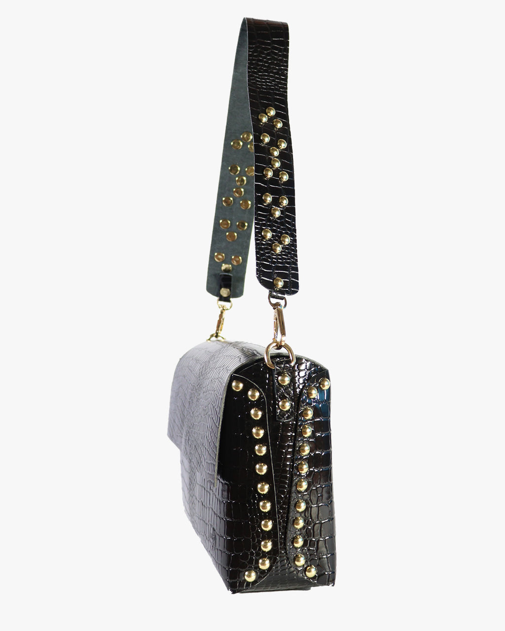 Multi-use Textured Leather crossbody Bag