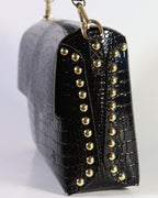 Multi-use Textured Leather crossbody Bag