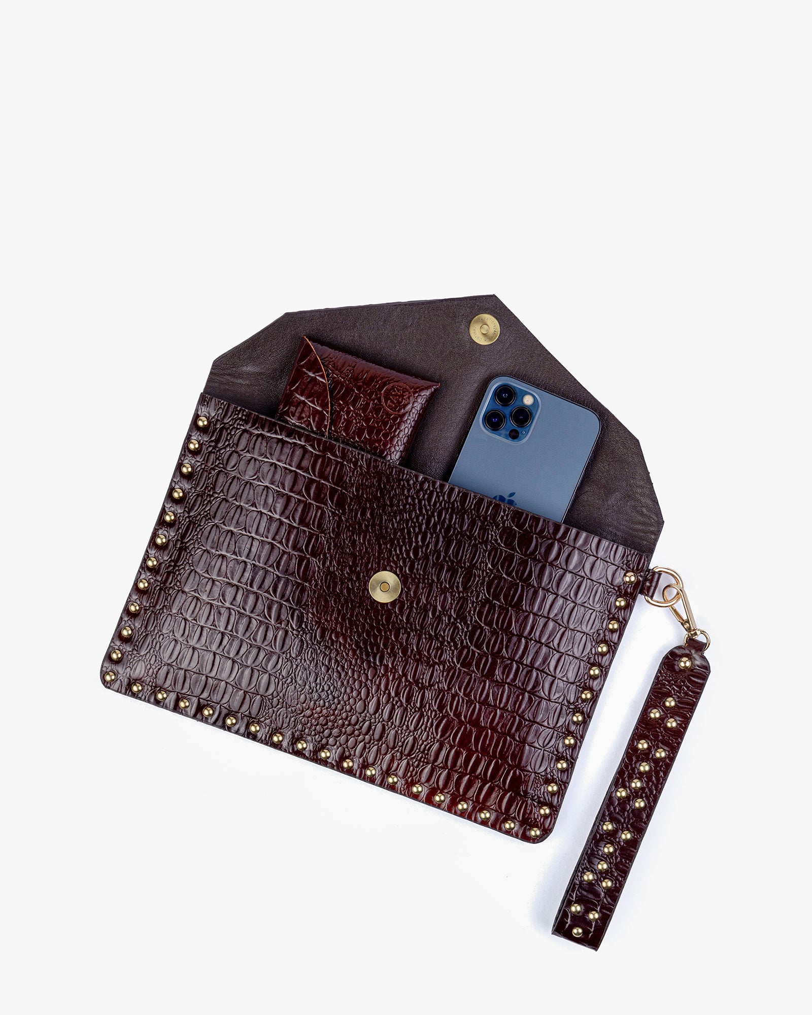 Leather Textured Clutch