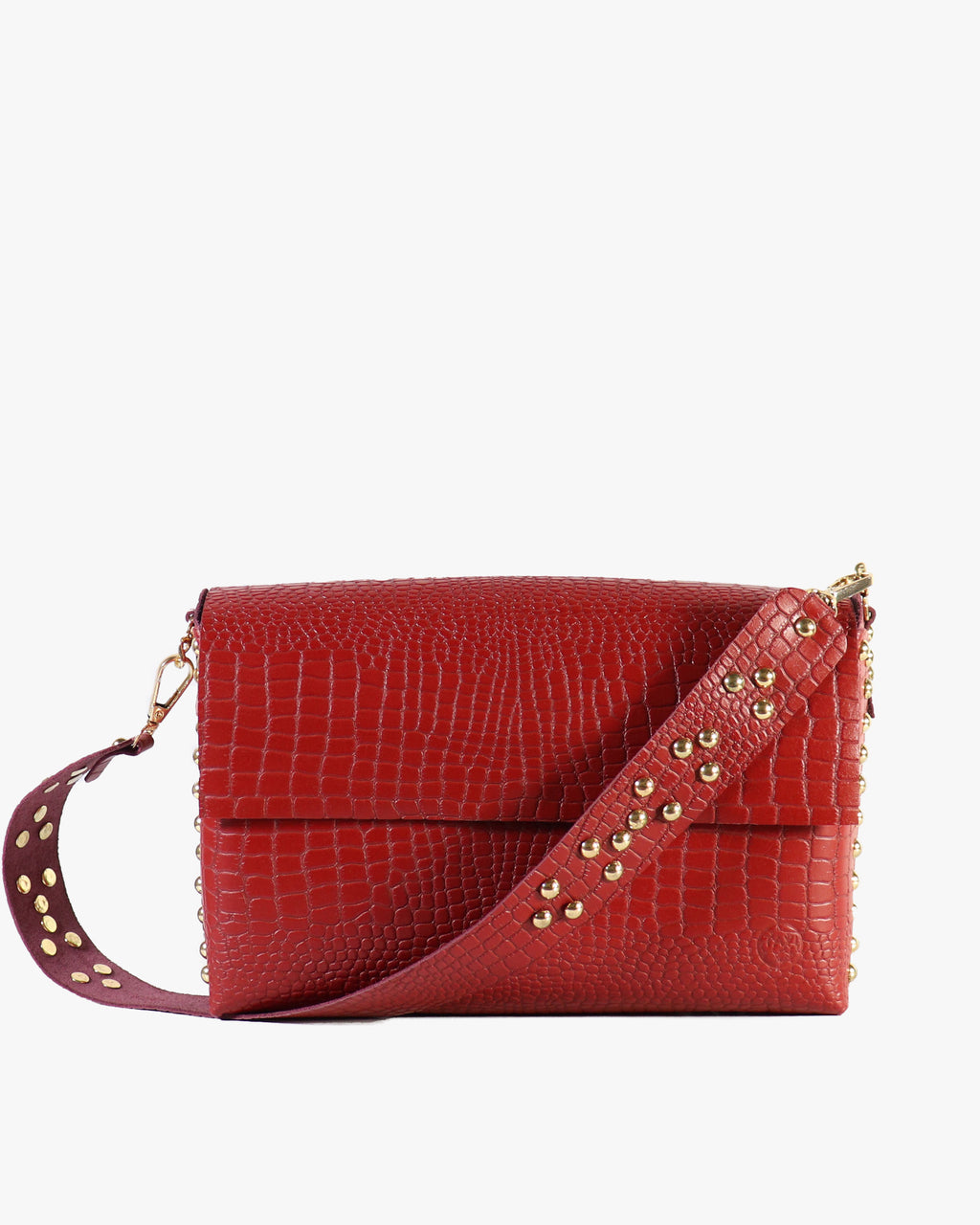 Multi-use Textured Leather crossbody Bag