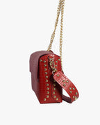 Multi-use Textured Leather crossbody Bag