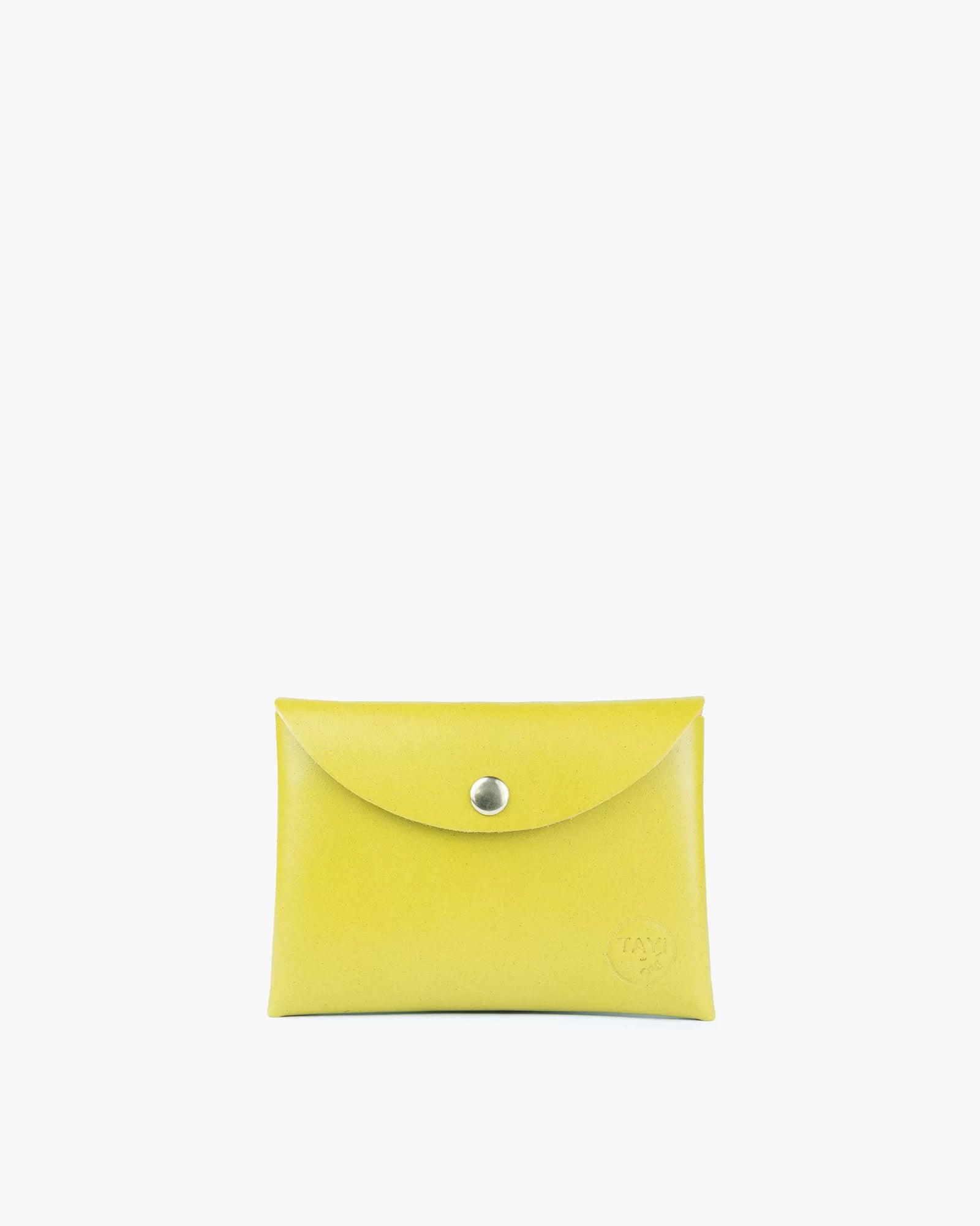 lemon leather wallet