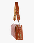 Multi-use Textured Leather crossbody Bag