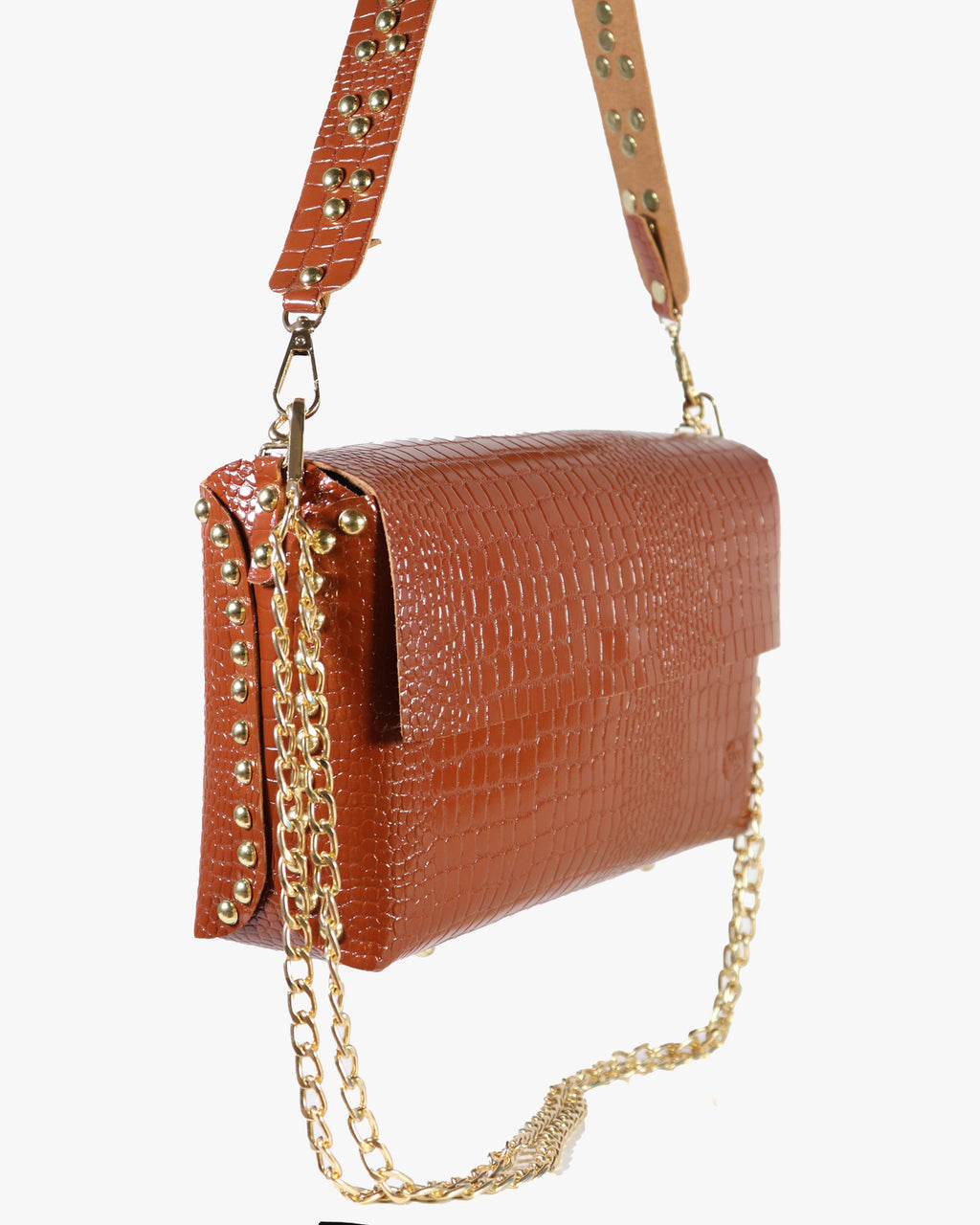 Multi-use Textured Leather crossbody Bag
