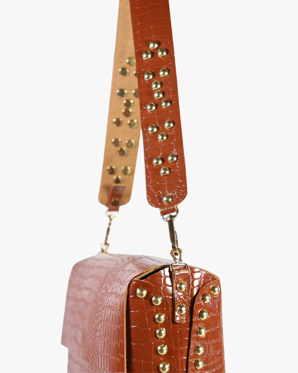 Multi-use Textured Leather crossbody Bag