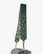 Multi-use Textured Leather crossbody Bag