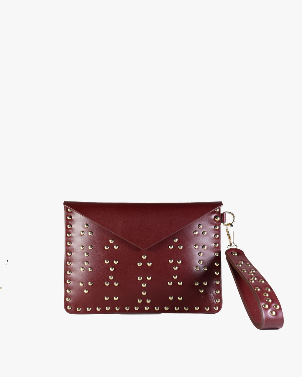 Signature Studded leather Clutch